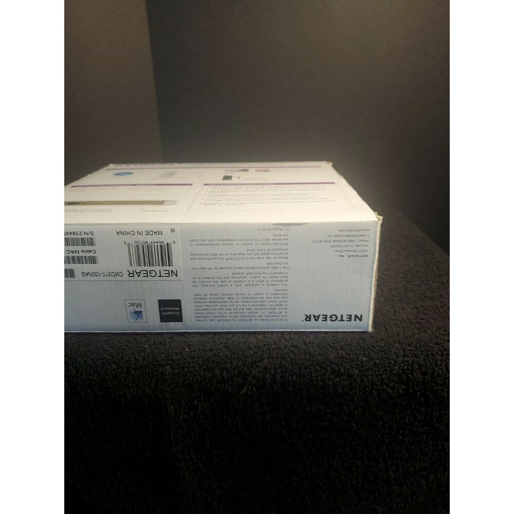 NETGEAR CMD31T-100NAS Cable Modem-New - Picture 5 of 5